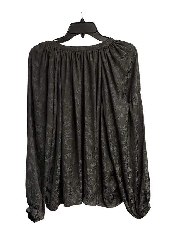Current Air Anthropologie Floral Balloon Sleeve Blouse Size Large - Image 5