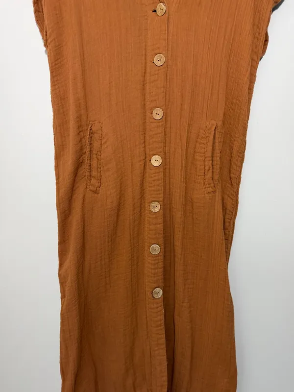 Free People Soakin Up Summer Trench Midi Dress - Image 3