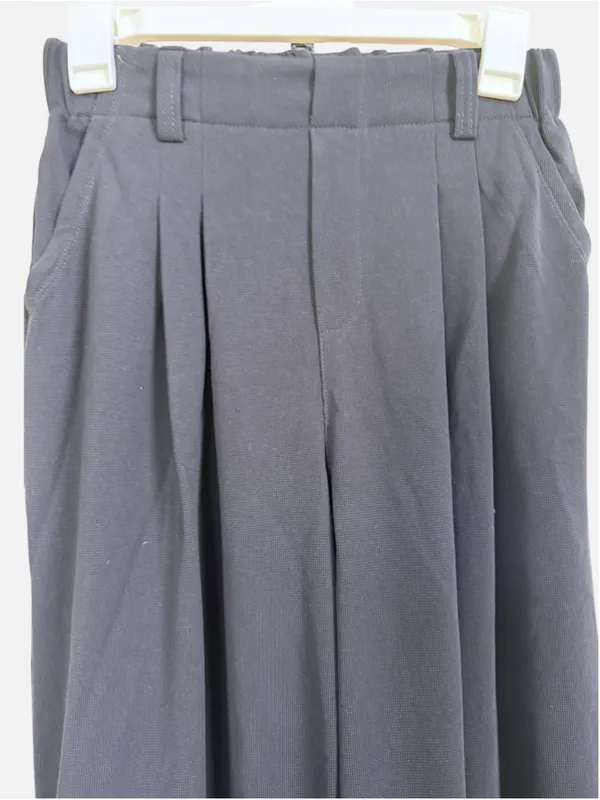 Size XS (Petite) Halara High Waisted Plicated Side Pocket Wide Leg Waffle Pants - Image 5