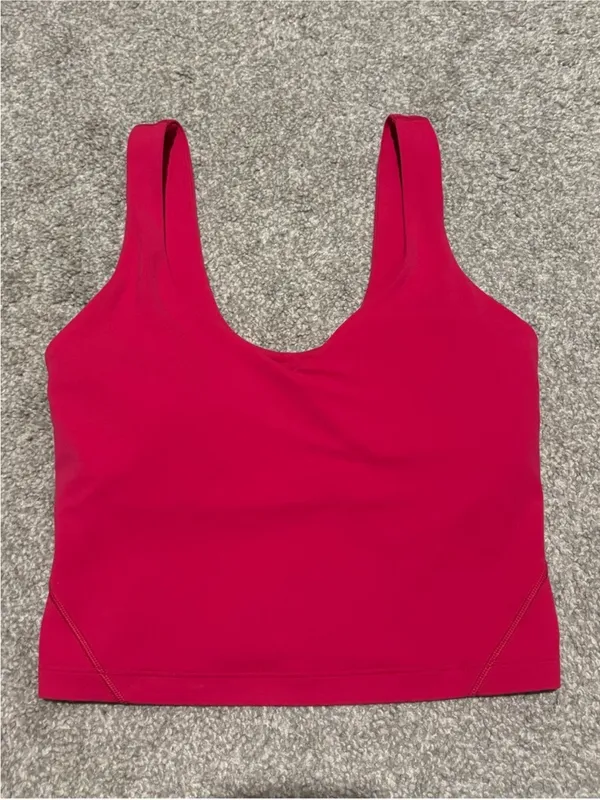 Lululemon Align Tank Top *Light Support, A/B Cup in Passionate - Size: 2 - Image 5