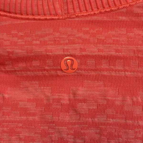 Lululemon Rest Less Pullover Heather Electric Coral Long Sleeve‎ Size 4 - Image 6