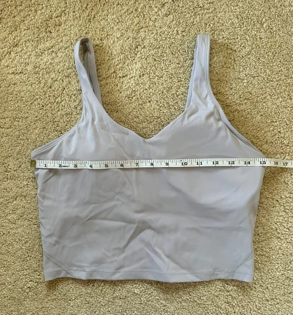 Amazon Lavento Women's Longline Sports Bra - Crop Tank Top with Built in Bra - Image 7