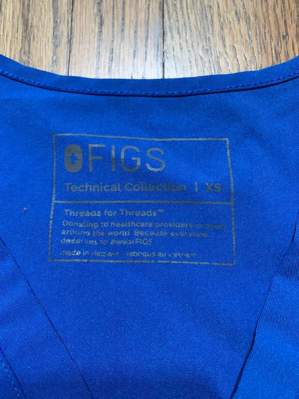 FIGS Blue Technical Collection Top XS - Image 5