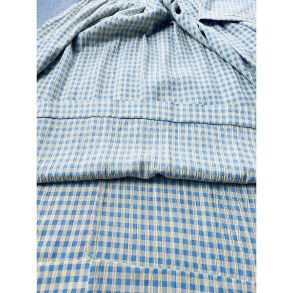 Vintage 90s Jessica Howard Gingham Dress Set Cottagecore Prairie 2pc Size 14 - Image 5