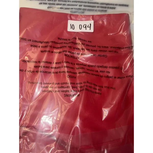 Alice + Olivia Red Vegan Leather Shorts Red SIZE 10 - Image 10
