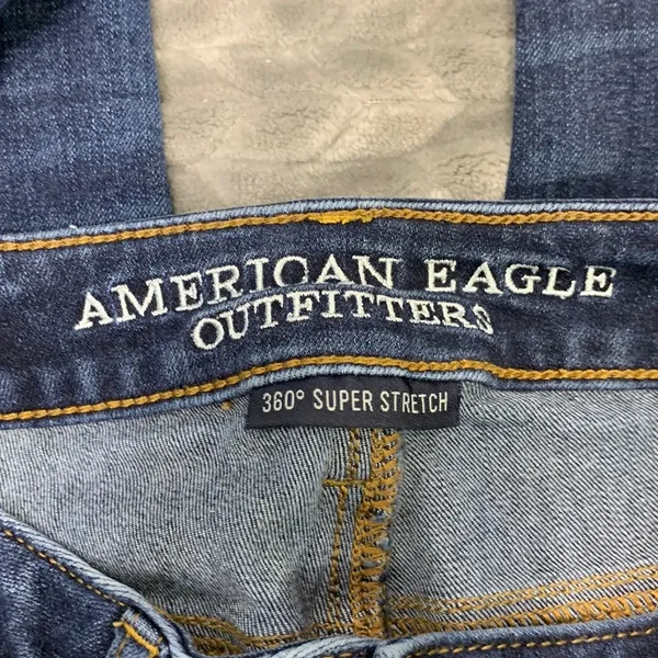 American Eagle 360° Super Stretch Distressed Jeggings Size 0Short - Image 4