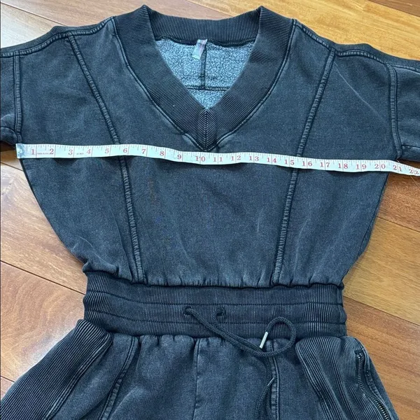 NWT Free People ‎ Movement Intercept Relaxed Fit Black Romper size XS - Image 10