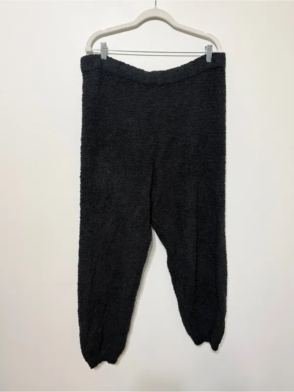 SKIMS Plush Jogger Size 2X/3X Black Comfy Lounge PJ Sweats - Image 2