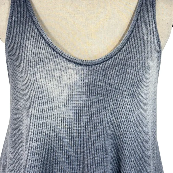We The Free People Small Kitten Thermal Swing Tank Top Scoop Stretch Waffle - Image 2