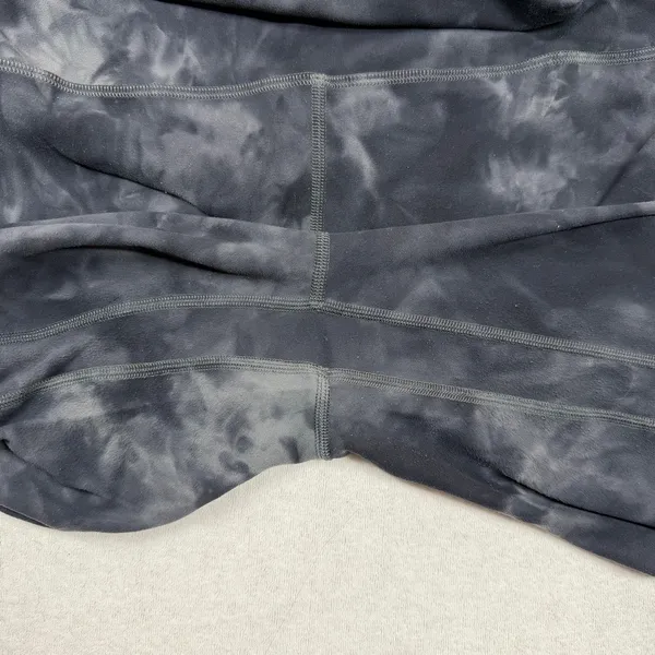 Lululemon Align Super High-Rise Crop 21” Diamond Dye Black Gray Size 12 - Image 5