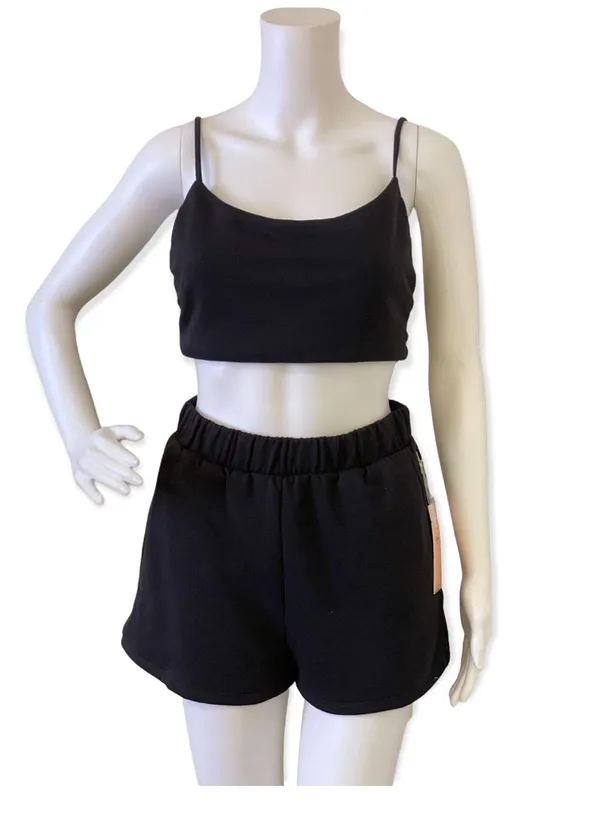 Crossed Black Two Piece Set Size L - Image 6