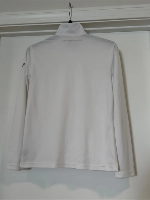Eastern Mountain Sports White Quarter-Zip Long Sleeve Top - Image 5