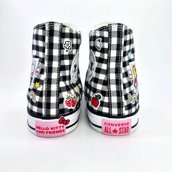 Converse x Hello Kitty Friends Chuck Taylor Star M8 W10 Picnic High Top A17697C - Image 11