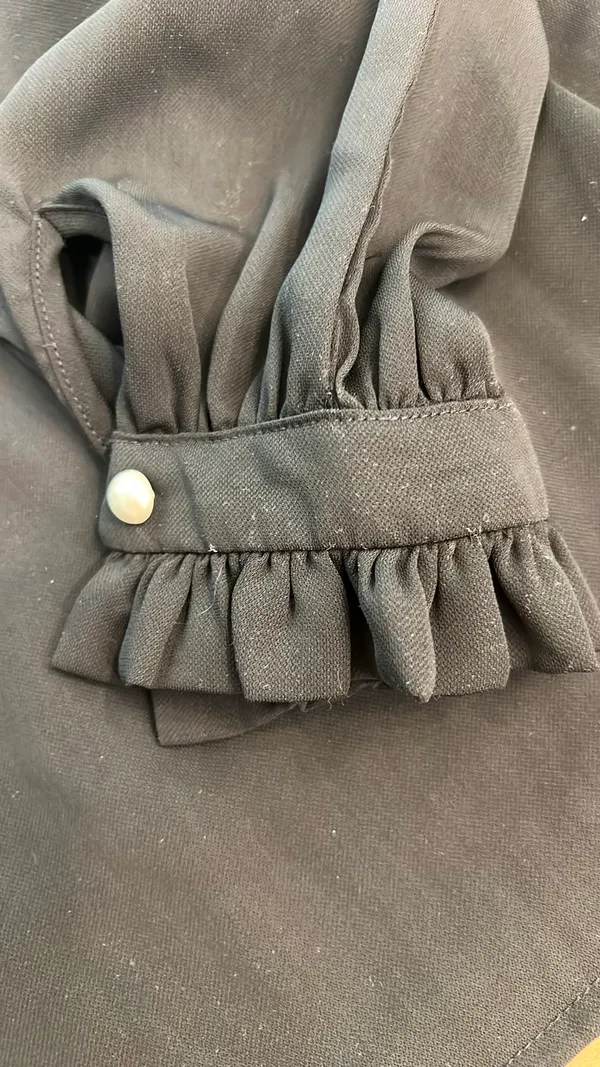 Jet black dress shirt - Image 2