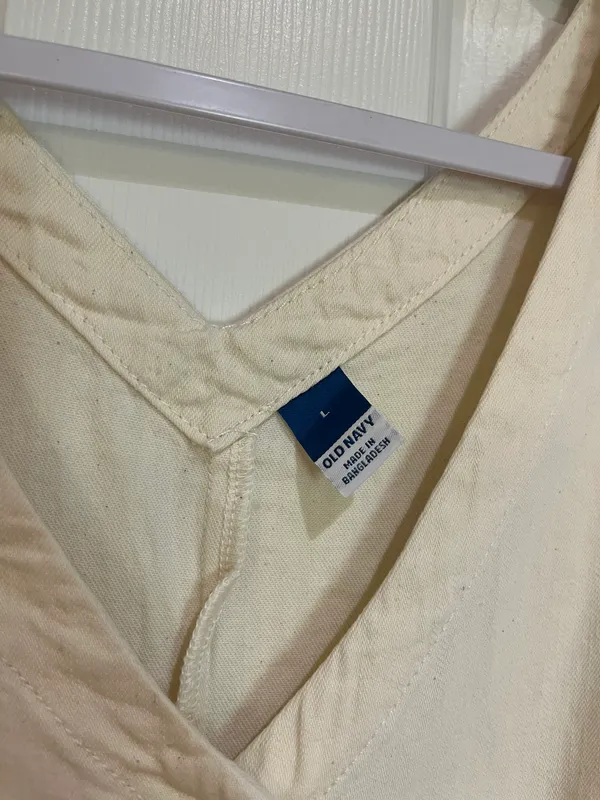 Old Navy Cream Dress - Image 2