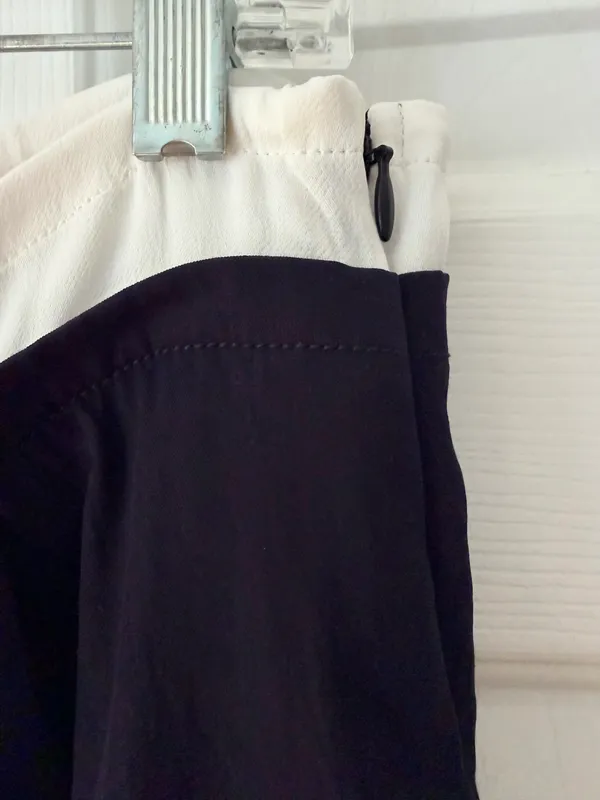 Anthropologie Layered Drawstring Wide-Leg Trousers, Size S - Image 10