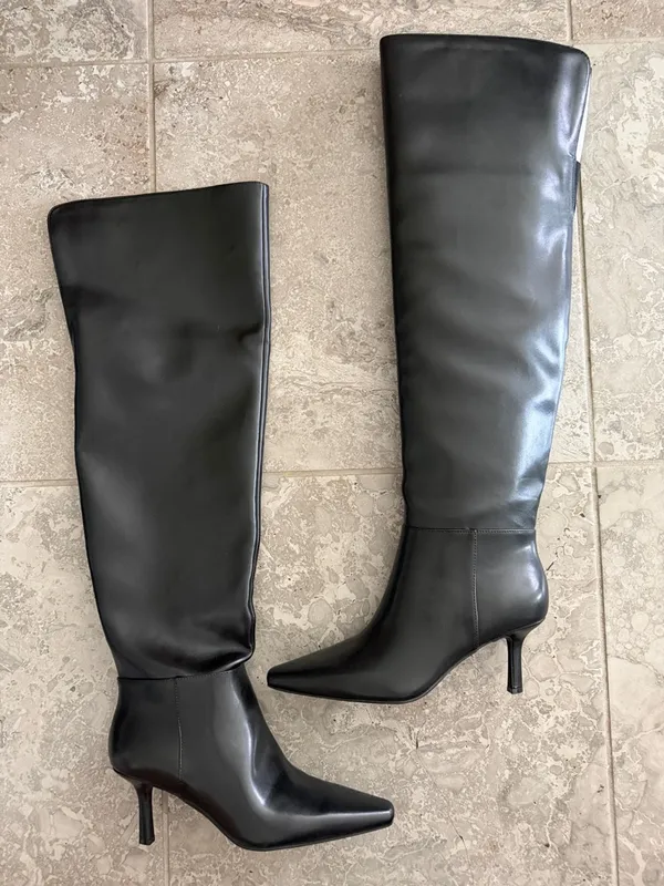 INC Jackston Over-The-Knee Boots in Black, Size 9.5, NEW in Box - Image 2