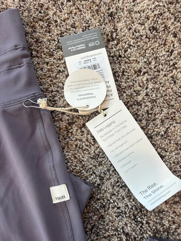 Vuori Purple Leggings - Image 3