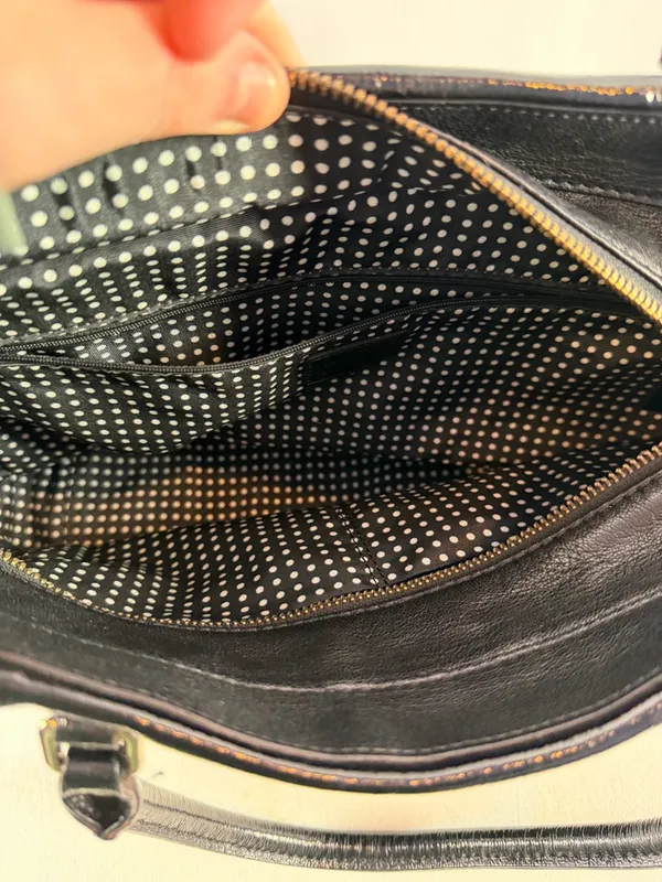 Kate Spade Patent Leather Top-Handle Bag‎ in Black - Image 9