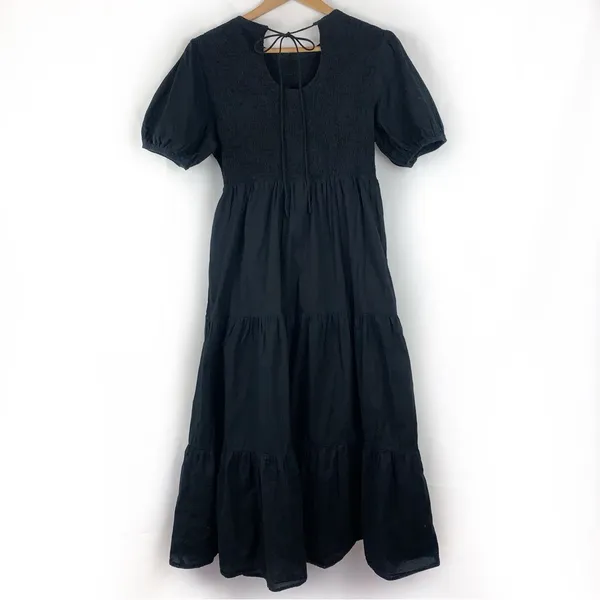 Petal & Pup Black Midi Dress - Image 5