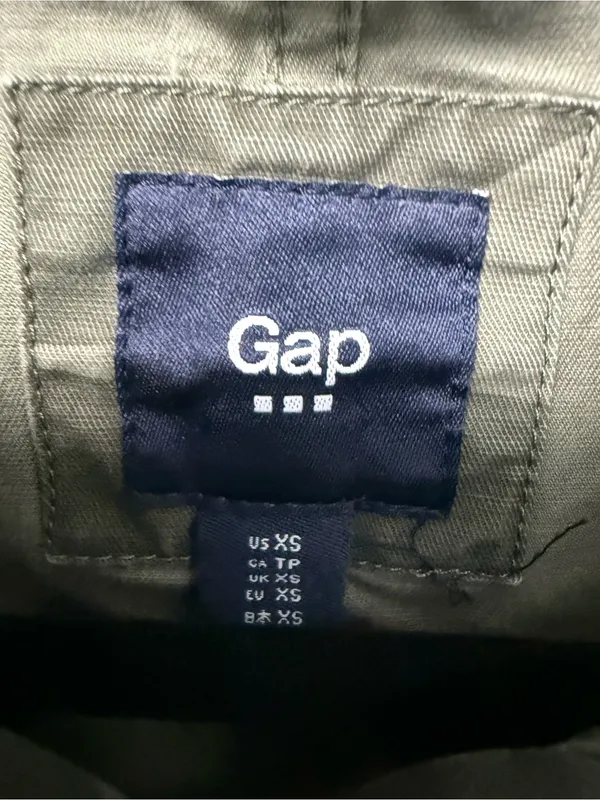GAP women’s Green Camo Military Field Jacket - Image 2