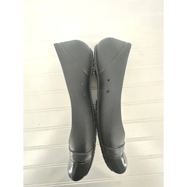 Crocs Size 10 Black‎ Gianna Alice Cap Toe Ballet Slip On Comfort Shoes Flats - Image 7