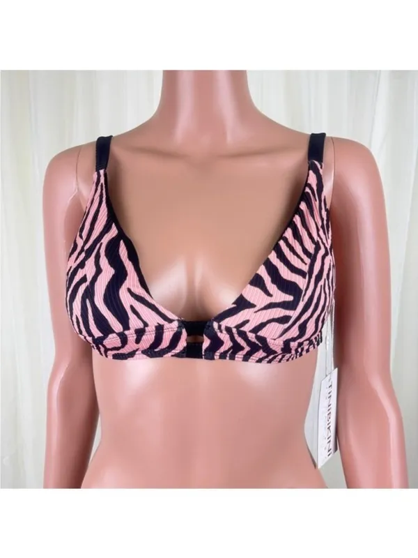 TiniBikini Two Piece Zebra Stripe Swimsuit Size Small - Image 7