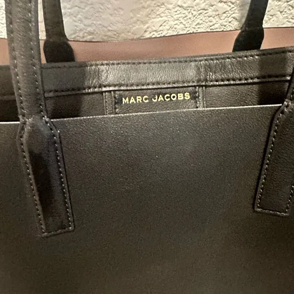 Marc Jacobs The Protege Black Leather Large Tote Laptop Bag - Image 7