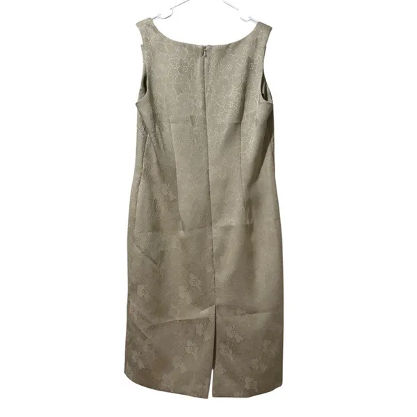 Danny & Nicole Dress With Jacket‎ Size 8 Floral Embroidered Wedding Guest Formal - Image 4