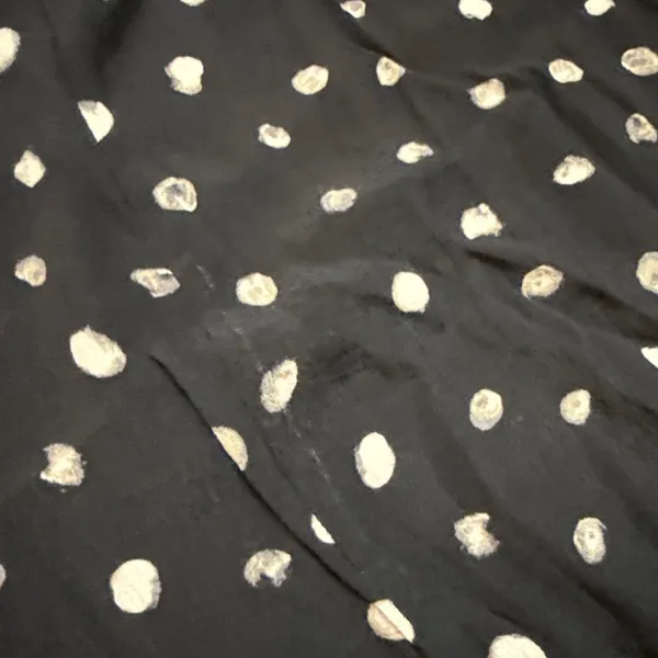 Wilfred Black and Off White Polka Dot Maxi Skirt Size 8 - Image 10