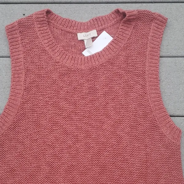 NWT Loft Sleeveless Tunic Sweater Vest - Image 6