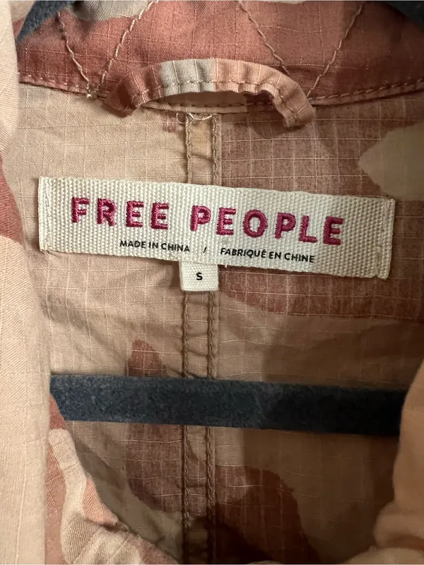 Free People Women's Camo Utility Jacket - Image 3