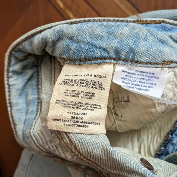 Wrangler High Rise Flare Bell bottom Jeans Size 26" X 32"RN 130273 CA 55394 - Image 12