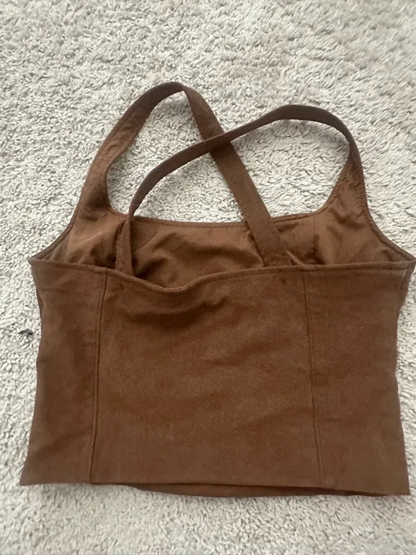 Abercrombie suede tank top - Image 3
