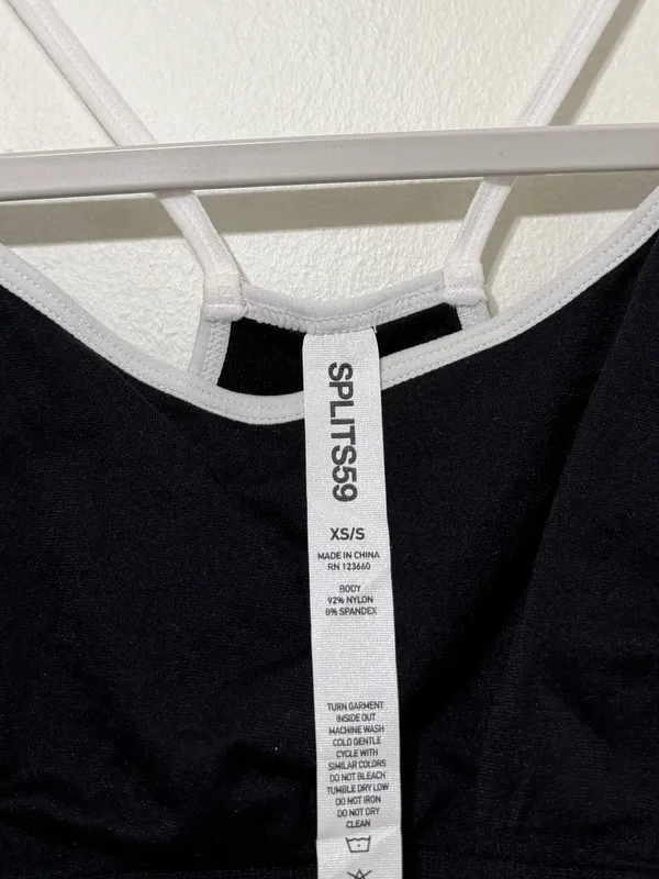 NWT Splits59 Loren Seamless Bra XS / Small NEW black S - Image 3