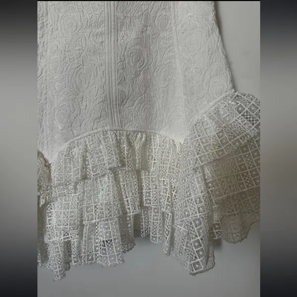 By Anthropologie sleeveless ruffle mini dress - Image 9