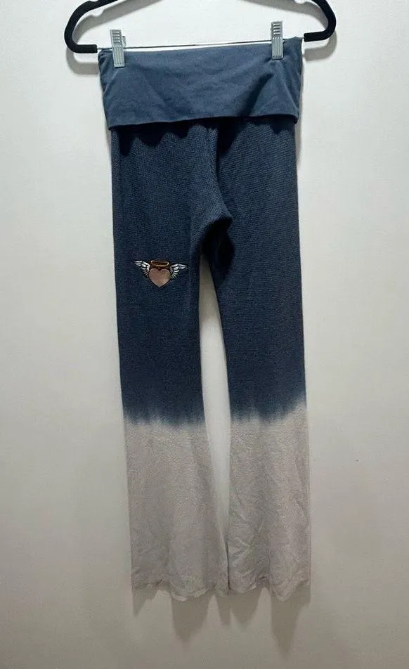 Revolve Heavenly Love Thermal Pant Navy Dip Dye BOYS LIE Size Small New No Tag - Image 3