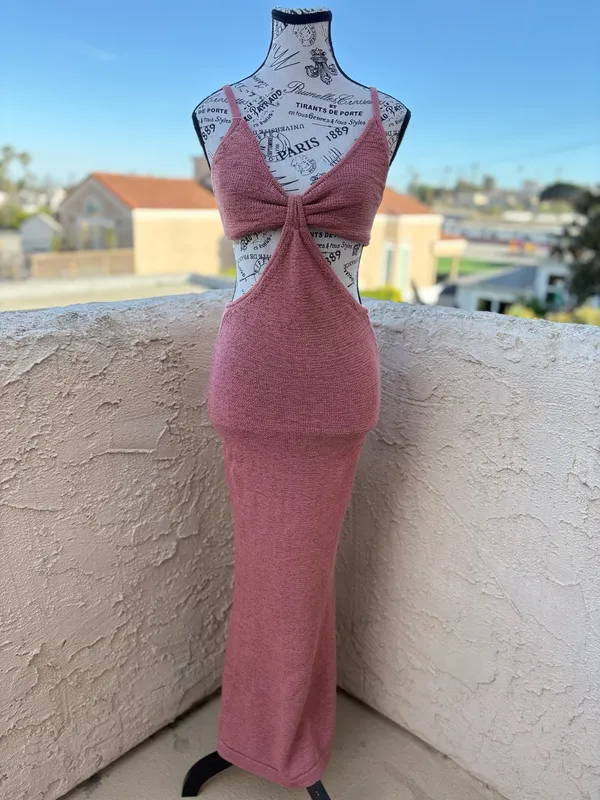 Cult Gaia Serita cotton-blend cutout-waist cocktail dress in jaipur size S small - Image 6