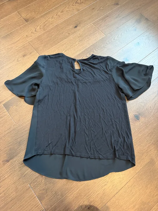 Loft Women's Short-Sleeve Blouse with Keyhole Back Size Small - C37-050 - Image 6