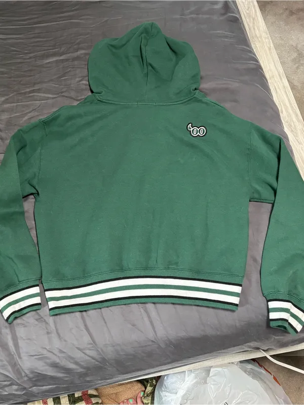 MN Wild Lace-Up Green Hoodie - Image 2