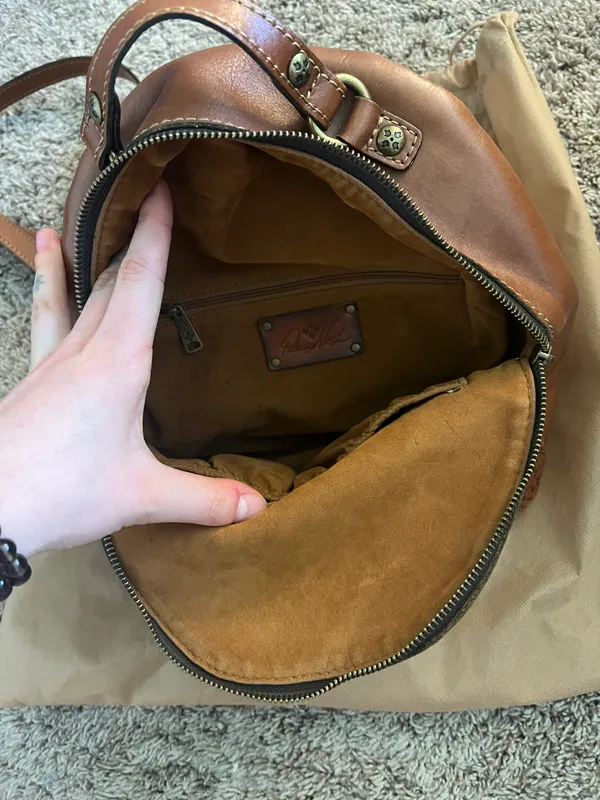 Patricia Nash Leather Backpack - Image 4