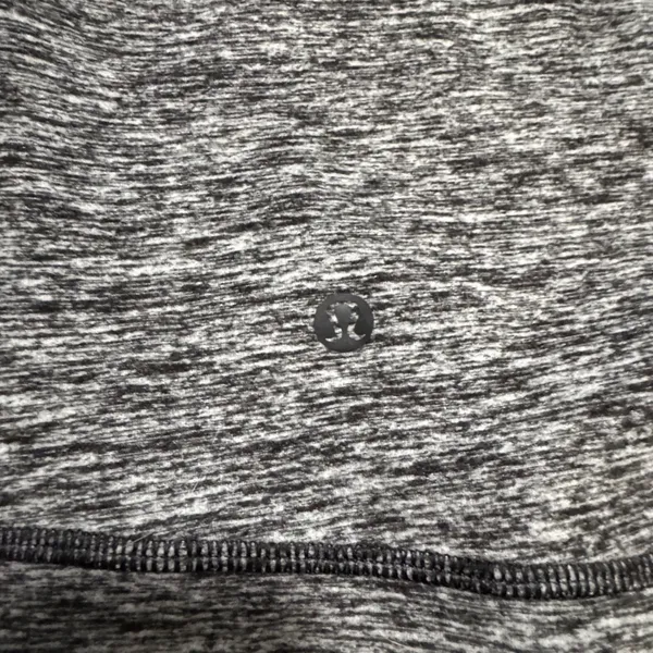 Lululemon Heathered Black Gray Ready to Rulu‎ Fleece Pullover Women's size 8 - Image 7