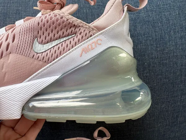 Women’s Nike rose gold pink running sneakers size 8. - Image 3