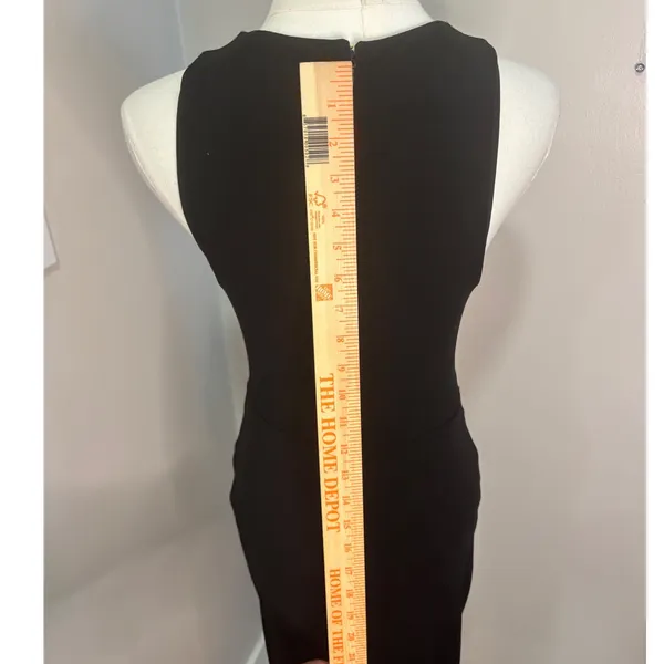 BHLDN Black Sleeveless High Neck Knotted Maxi Gown Dress XS - Image 8