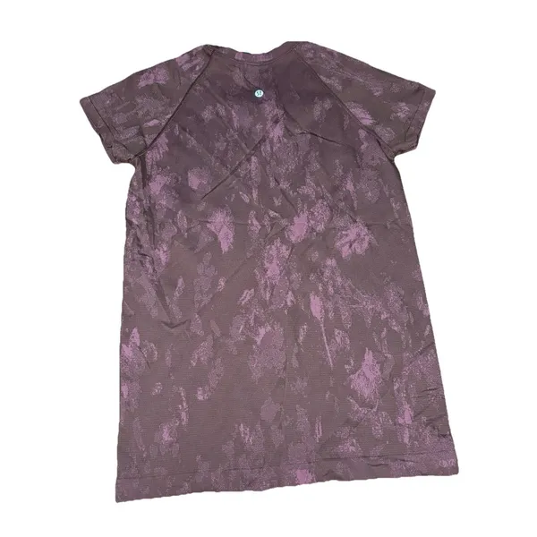 Lululemon Swiftly Tech 2.0 Short Sleeve Run Shirt Shadow Bloom Roasted Brown 10 - Image 3