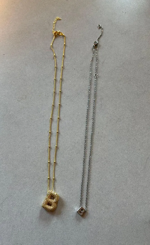 Bundle Of “B” Necklaces Multiple - Image 6