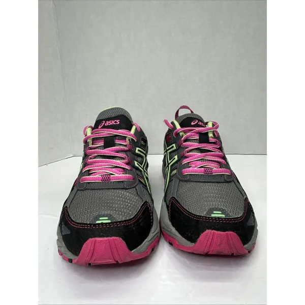 ASICS Gel-Venture 5 Women’s 7.5 Trail Running Shoes Gray Pink Green T5N8N - Image 4