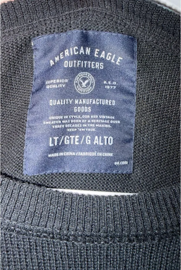Men’s American Eagle Outfitters Sweater - Black - Image 3