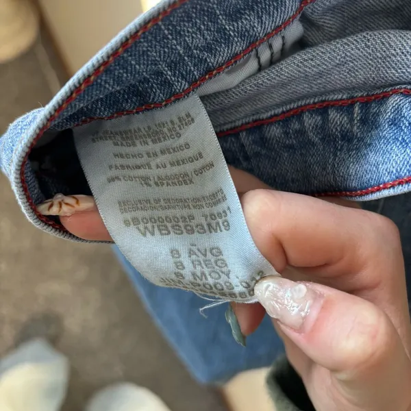 Wrangler Blue Denim Jorts - Image 3