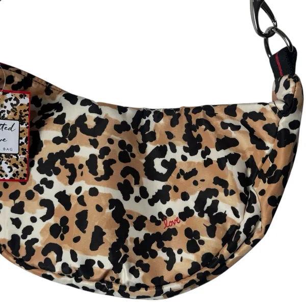 NEW Brighton Spotted Love Swing‎ Bag Leopard Animal Print Travel Chic Luxury - Image 6